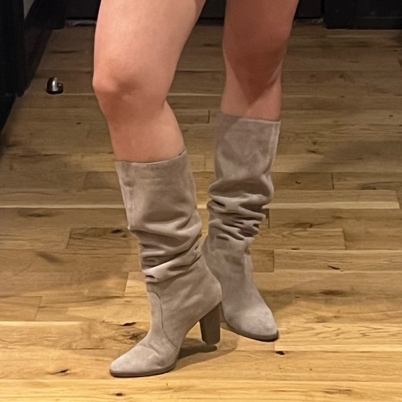 Dolce vita grey suede knee high boots - Picture 7 of 8